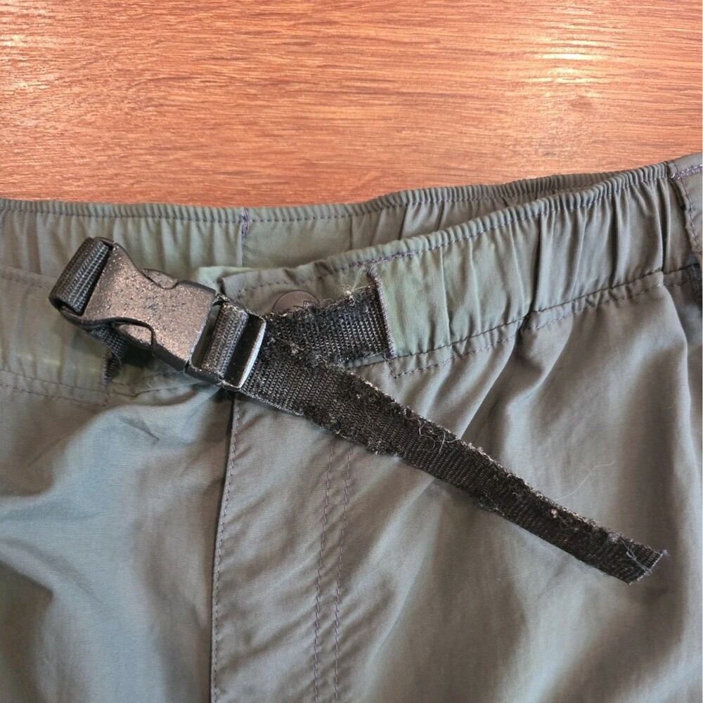 REI Pants Mens Large Green Convertible Nylon Cargo Hiking Zip Off Outdoor - Picture 4 of 15